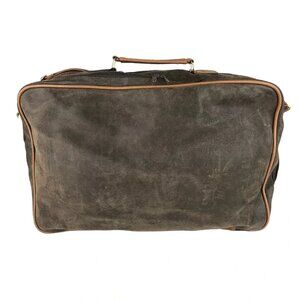 Aramis Unisex Brown Leather Detachable Straps Pockets Top Handle Bag